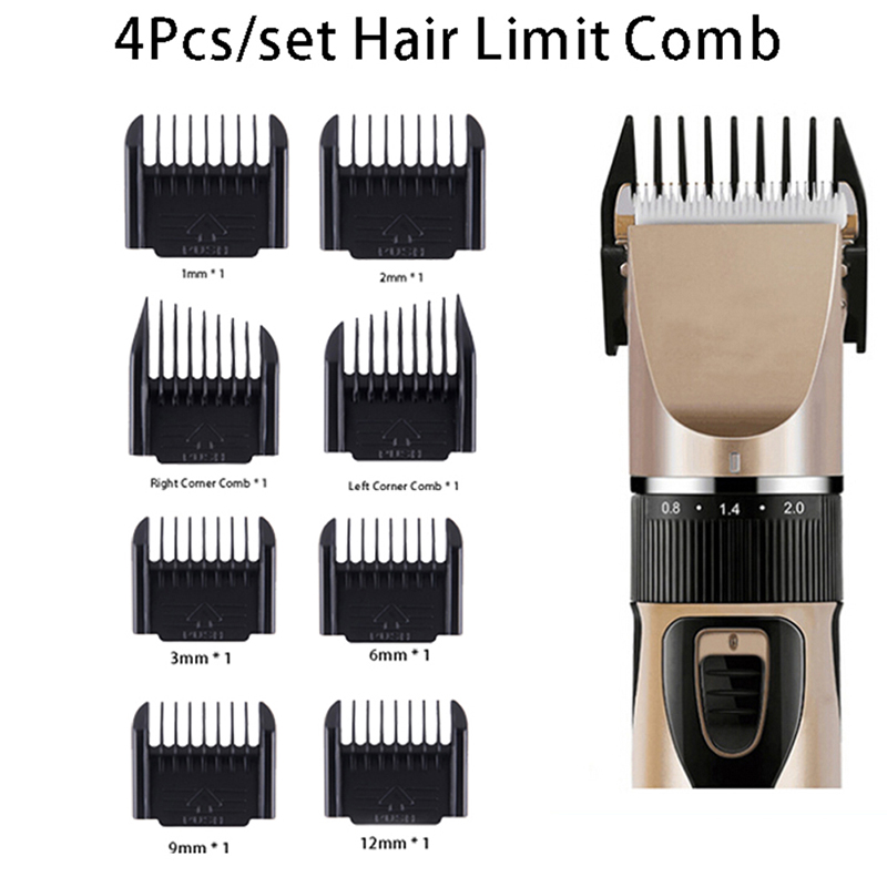 Men'S Grooming Guide - Set di 4 Pettini Guida per