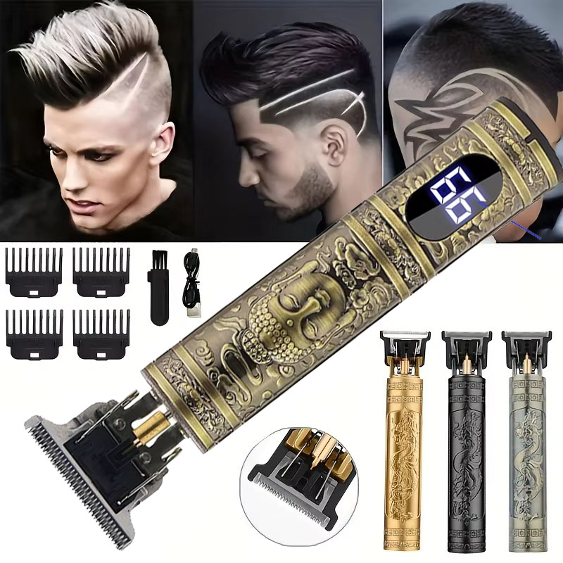 Mens Vintage Grooming Kit - Rasoio Elettrico Vintage 2026 per Uomo,