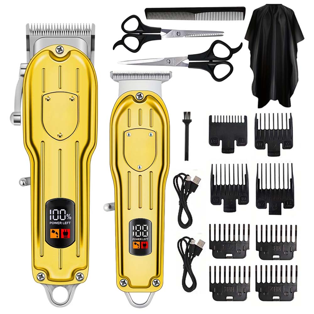Men'S Grooming Guide - Set Professionale di Tosatrici Senza Fili