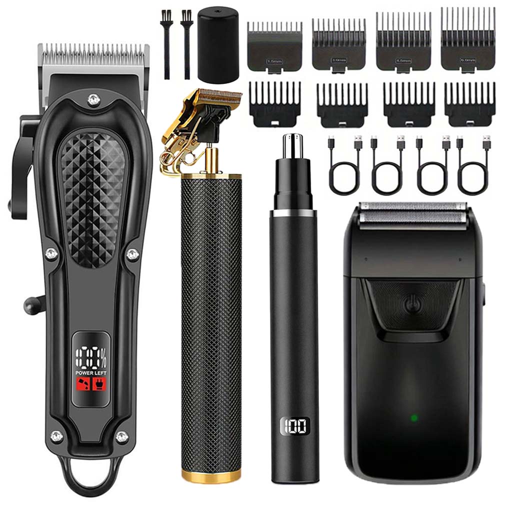 Men'S Grooming Guide - Set professionale 4 in 1 per