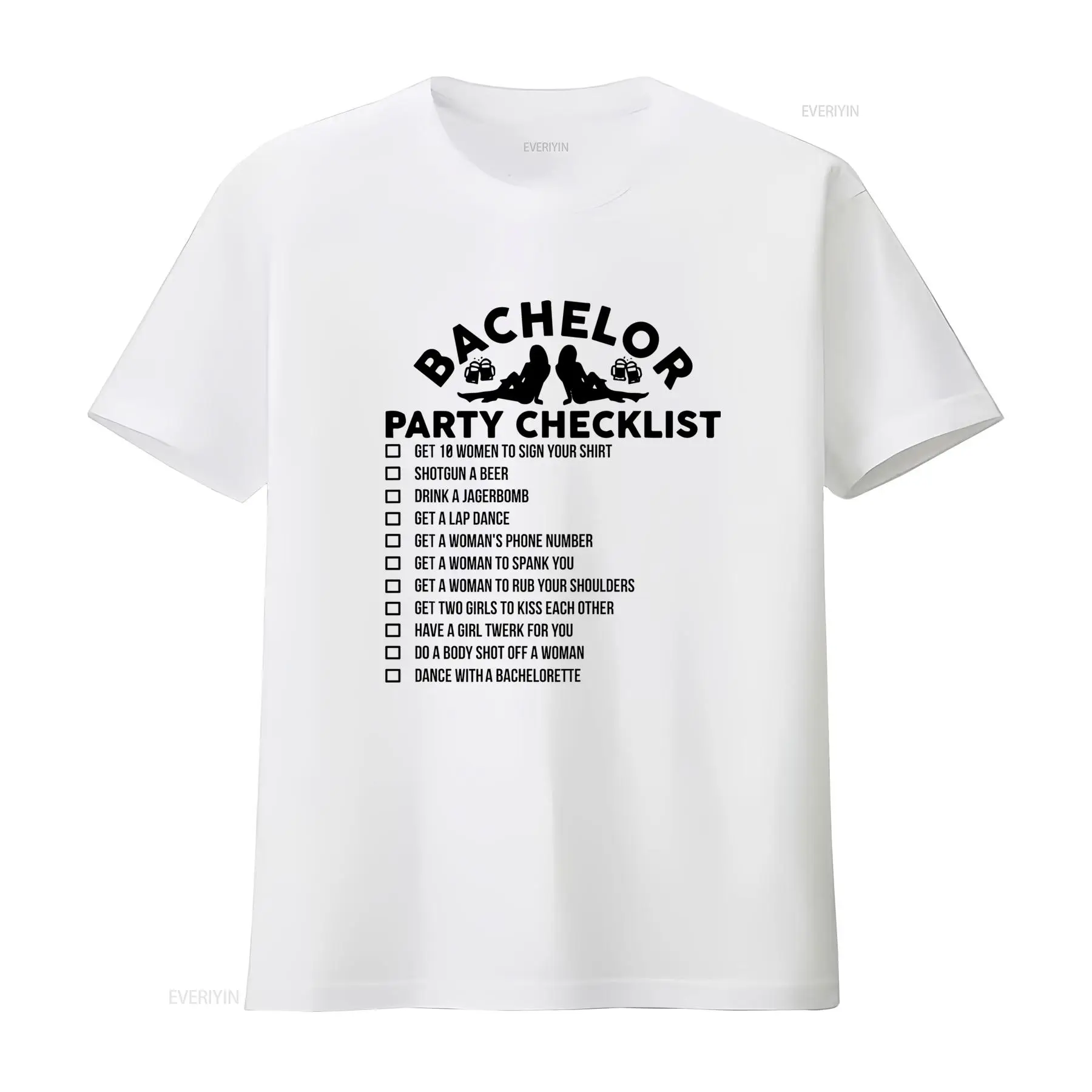 Men'S Grooming Checklist - Divertente t-shirt con la lista delle
