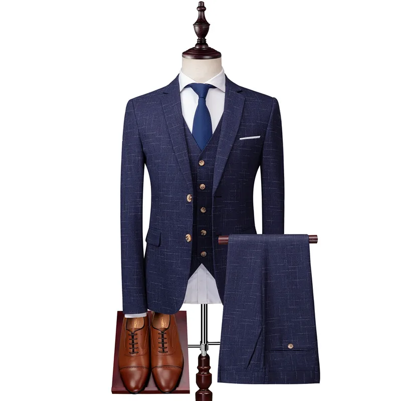 Men'S Grooming Options - Completo da Sposo 3 Pezzi Slim