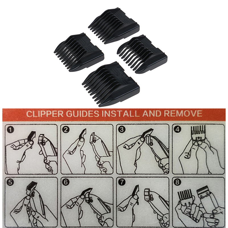 Set di 4 Pettini Guida per Tag - Men'S Grooming Guide recensione e prezzo