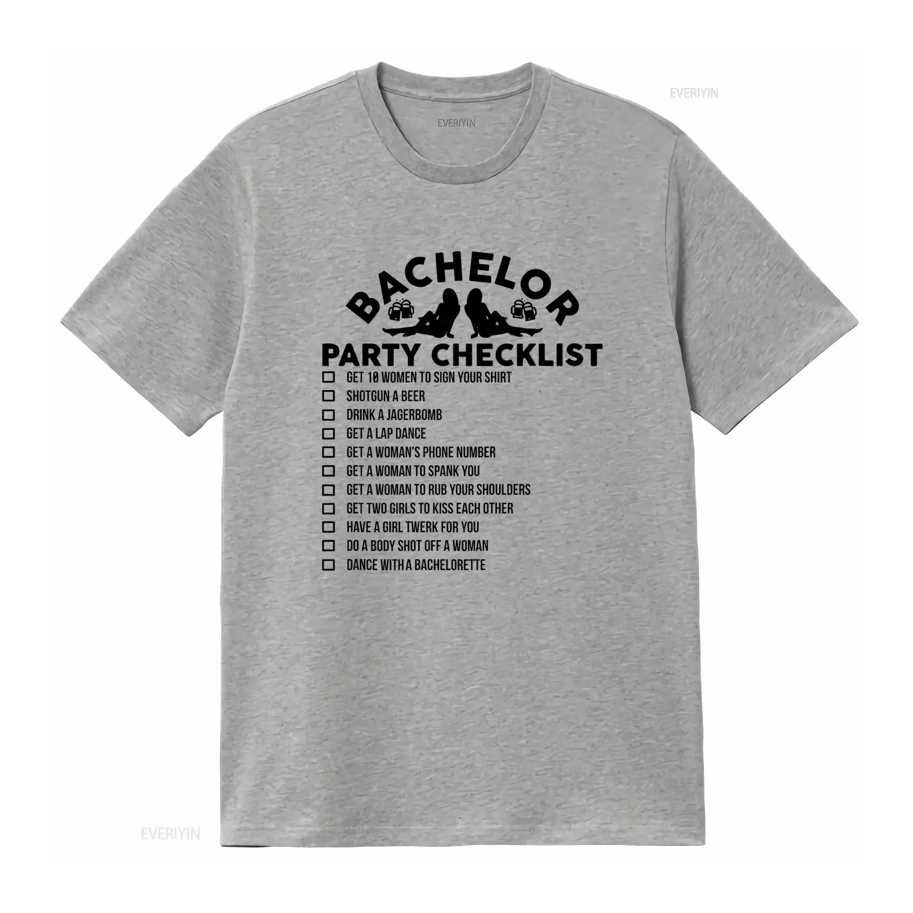 Divertente t-shirt con la list - Men'S Grooming Checklist recensione e prezzo